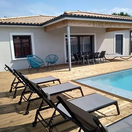 L'océane 8 Pers. Piscine Clim Wifi Océan Villa *